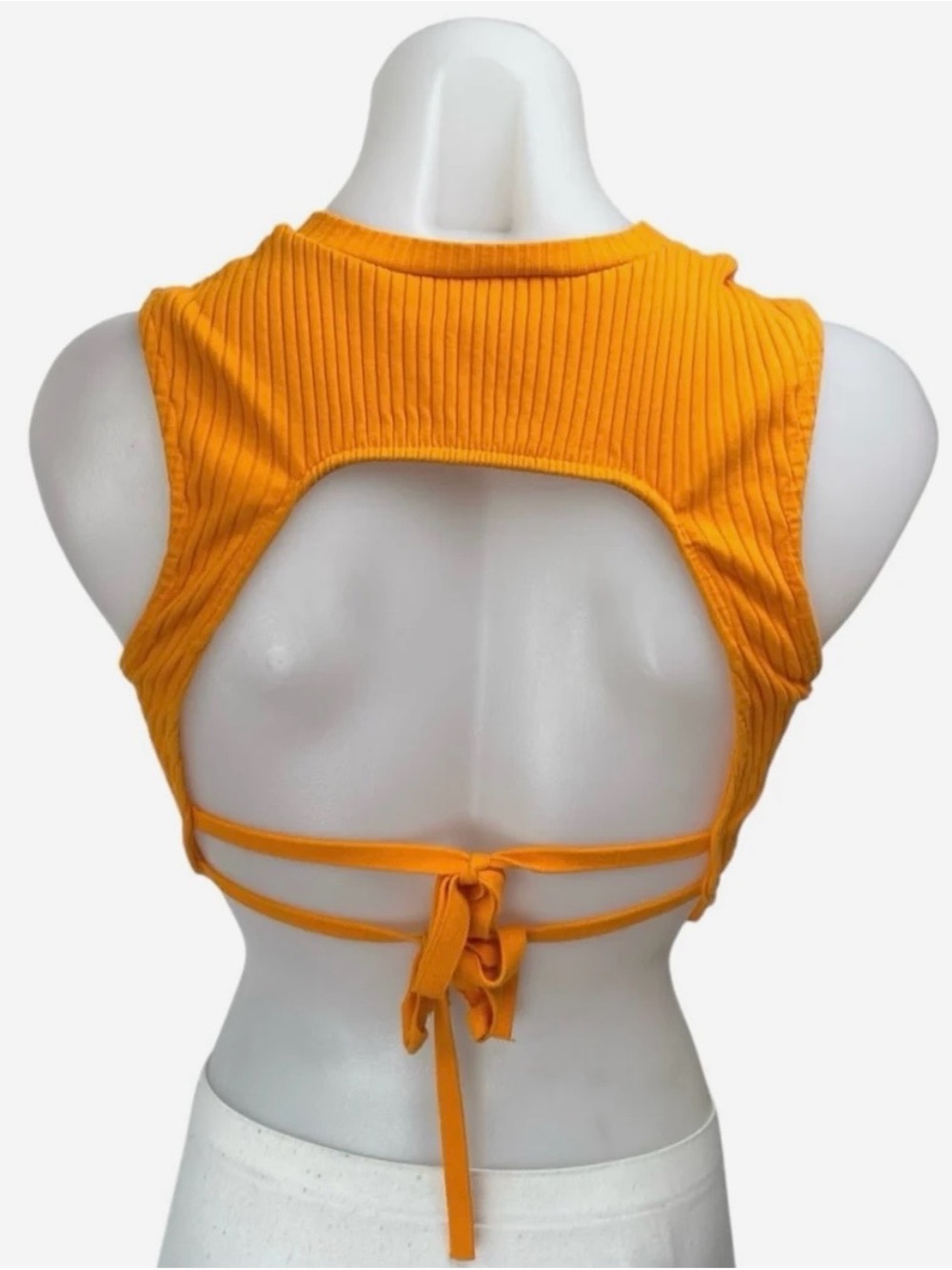 Zara Ribbed Crop Top - Picture 2 of 5